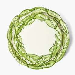 Lily of the Valley Dinner & Starter Plates (Set of 4)