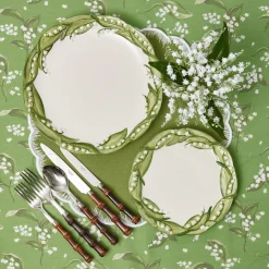 Lily of the Valley Dinner & Starter Plates (Set of 4)
