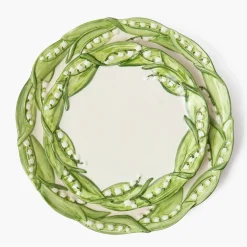 Lily of the Valley Dinner & Starter Plates (Set of 4)