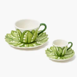 Lily of the Valley Espresso Cup & Saucer