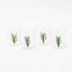 Lily of the Valley Glasses (Set of 4)