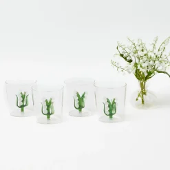 Lily of the Valley Glasses (Set of 4)