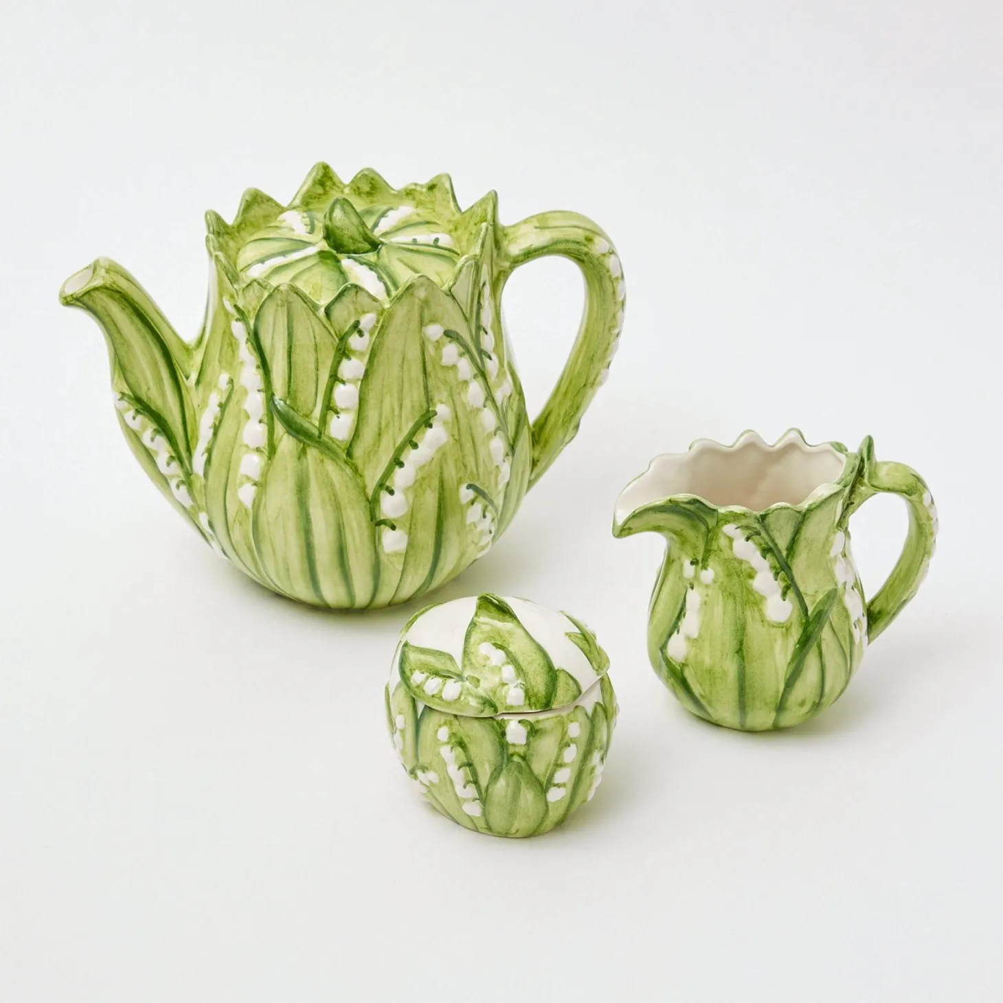 Lily of the Valley Sugar Pot