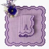 Lily Purple Gingham Napkins (Set of 4)