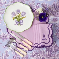 Lily Purple Placemats & Napkins (Set of 4)