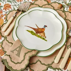 Lily Sand & Green Napkins (Set of 4)
