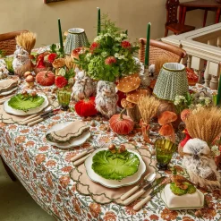 Lily Sand & Green Placemats & Napkins (Set of 4)