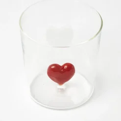 Love Heart Glasses (Set of 4)