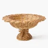 Luciana Bow Rattan Scalloped Bowl