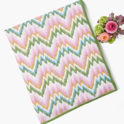 Magdalena Green & Pink Tablecloth
