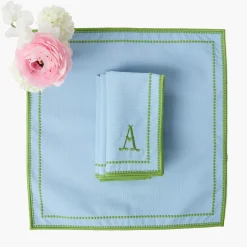 Mariana Blue & Green Napkins (Set of 4)