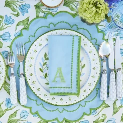 Mariana Blue & Green Napkins (Set of 4)