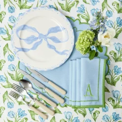 Mariana Blue & Green Placemats & Napkins (Set of 4)