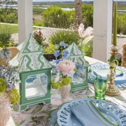 Mariana Blue & Green Placemats & Napkins (Set of 4)