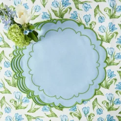 Mariana Blue & Green Placemats & Napkins (Set of 4)