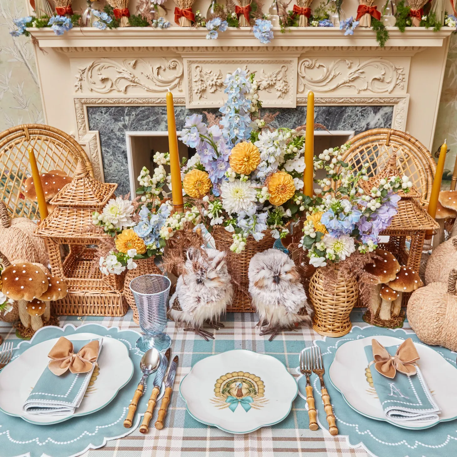 Mariana Duck Egg Placemats (Set of 4)