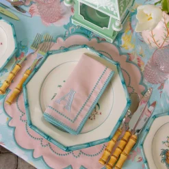 Mariana Pink & Duck Egg Placemats & Napkins (Set of 4)