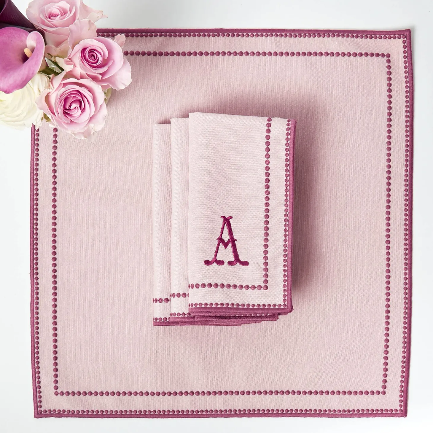 Mariana Pink Napkins (Set of 4)