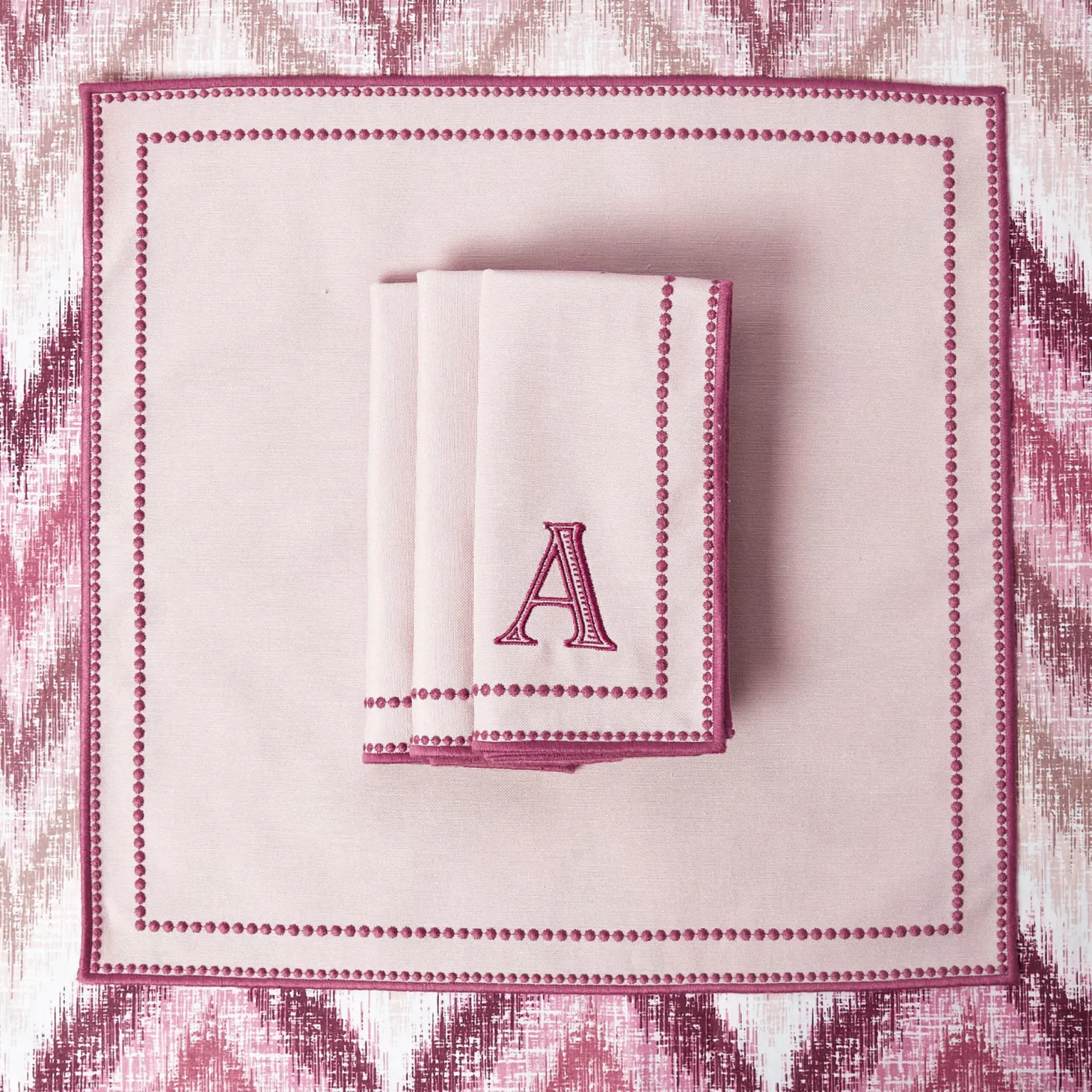Mariana Pink Napkins (Set of 4)