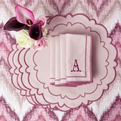 Mariana Pink Placemats & Napkins (Set of 4)