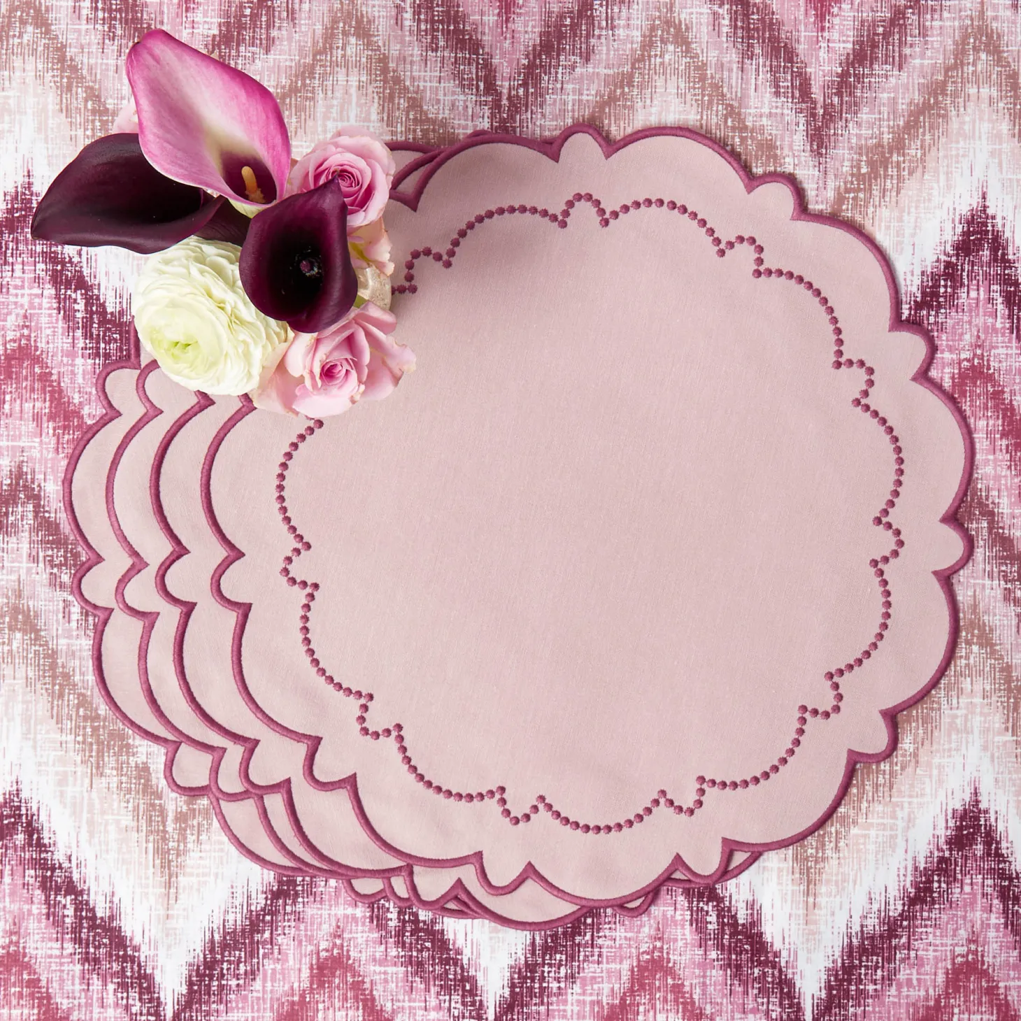 Mariana Pink Placemats (Set of 4)
