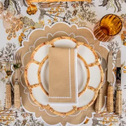 Mariana Sand Placemats & Napkins (Set of 4)