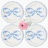 Marilyn Blue Bow Dinner Plates (Set of 4)