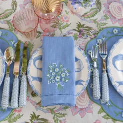 Marilyn Blue Bow Dinner Plates (Set of 4)