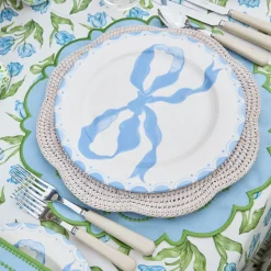 Marilyn Blue Bow Dinner Plates (Set of 4)
