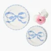 Marilyn Blue Bow Starter Plate