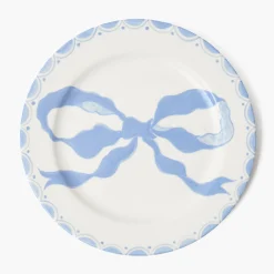Marilyn Blue Bow Starter Plate