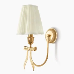Marilyn Bow Rechargeable Wall Light with Cream Shade (14cm)