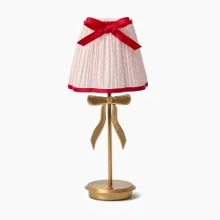 Marilyn Bow Rechargeable Lamp with Pink & Red Bow Shade (18cm)
