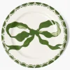 Marilyn Forest Green Bow Dinner Plate