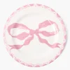 Marilyn Pink Bow Dinner Plate