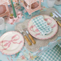 Marilyn Pink Bow Starter Plate