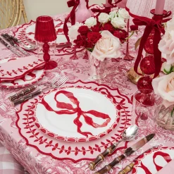 Marilyn Red Bow Dinner Plates (Set of 4)