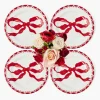 Marilyn Red Bow Starter Plates (Set of 4)