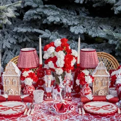 Marilyn Red Bow Starter Plates (Set of 4)