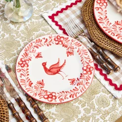 Martha Red Starter Plates (Set of 4)