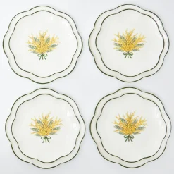 Mimosa Dinner & Starter Plates (Set of 8)