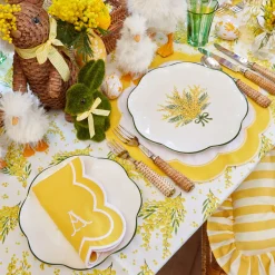 Mimosa Dinner & Starter Plates (Set of 8)