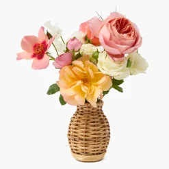 Mini Natural Rattan Vase (Set of 3)