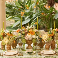 Mini Natural Rattan Vase (Set of 3)