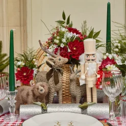 Mini Rattan Reindeer (Pair) - 20cm