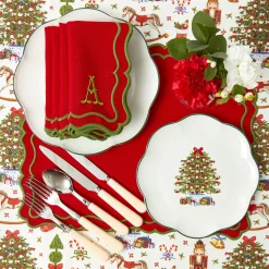 Mrs. Alice Christmas Tree Starter Plate
