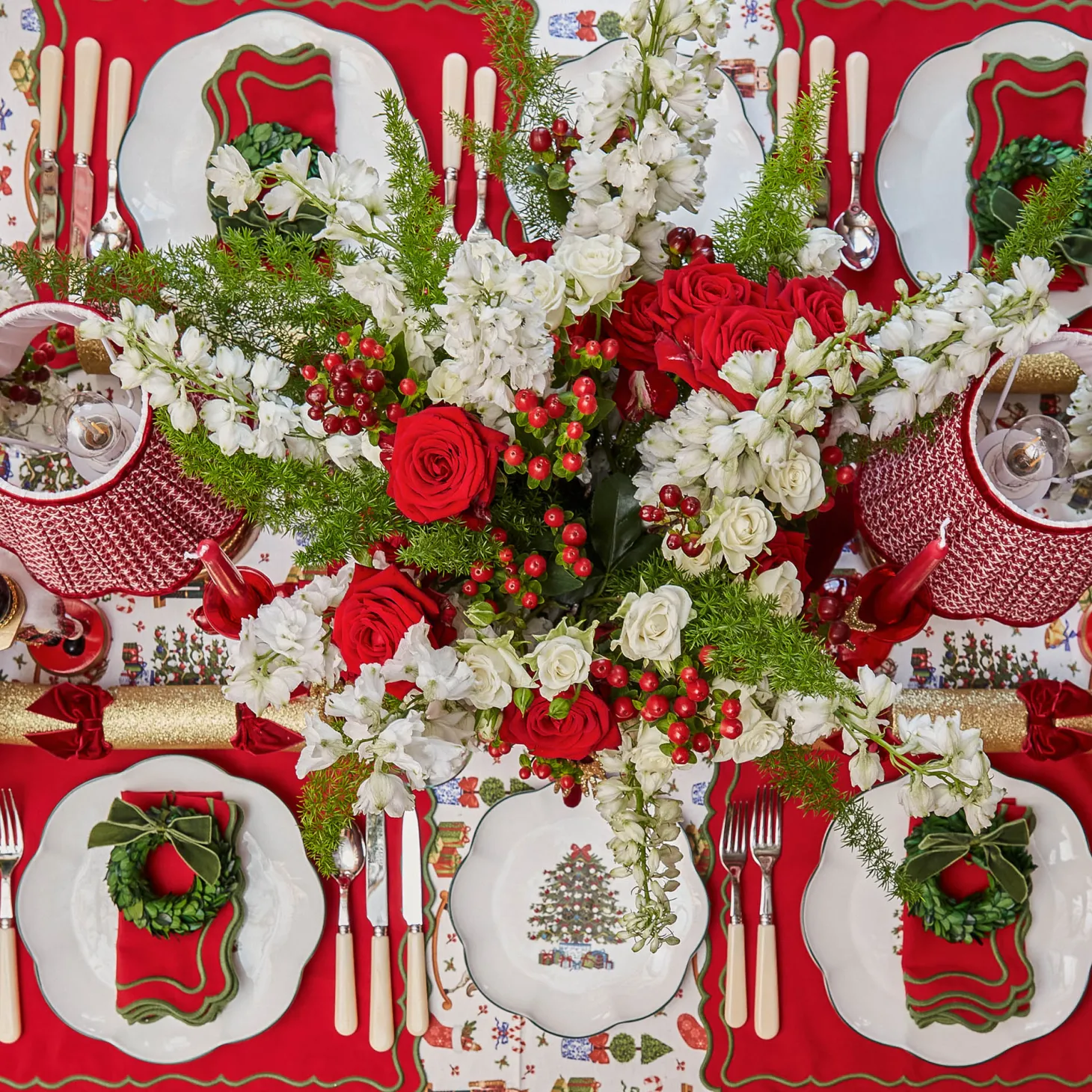 Mrs. Alice Christmas Tree Starter Plate