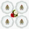 Mrs. Alice Christmas Tree Dinner & Starter Plates (Set of 8)