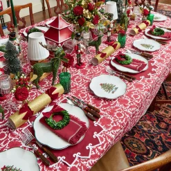 Mrs. Alice Christmas Tree Dinner & Starter Plates (Set of 8)