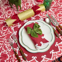 Mrs. Alice Christmas Tree Dinner & Starter Plates (Set of 8)